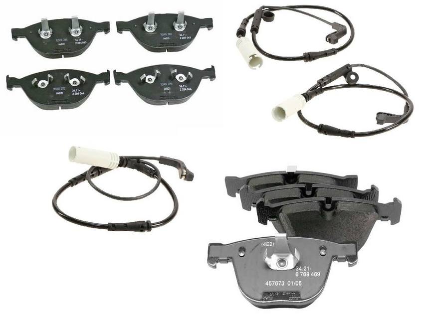 BMW Disc Brakes Kit - Pads Front and Rear